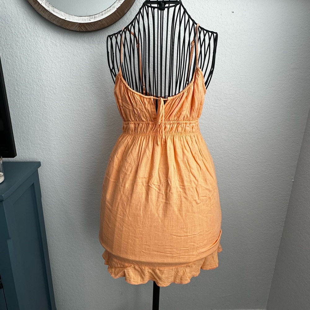 Cotton On Orange Ruffled Sundress
